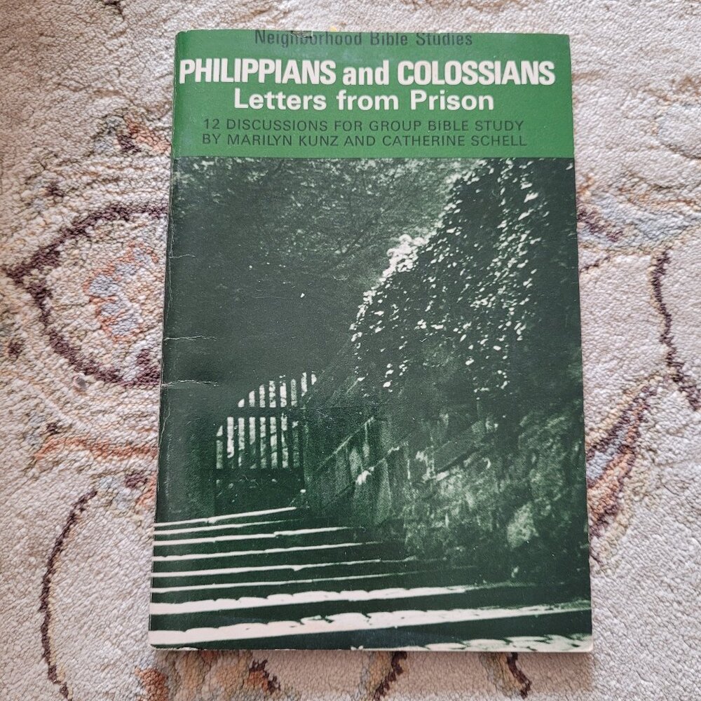 Christian Bible Study Booklet Group Discussion Guide Letters From Prison 80s